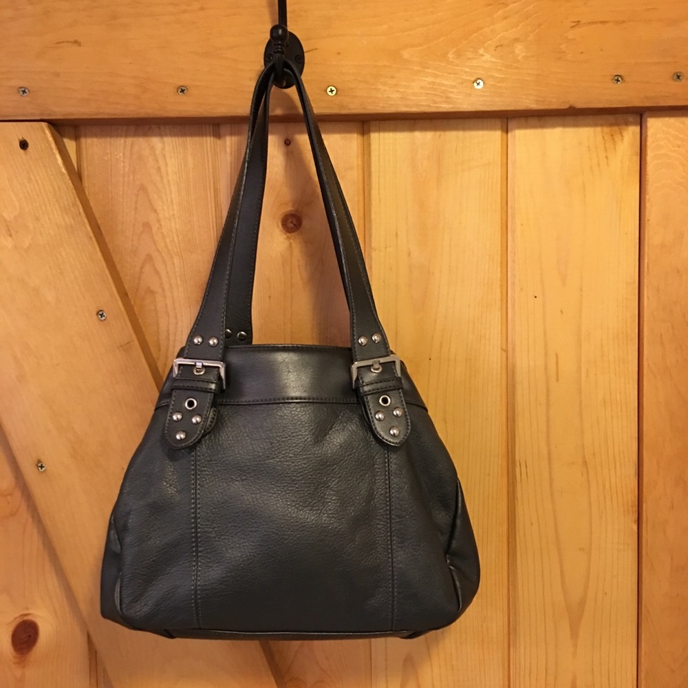 Shoulder bag by Enzo Angiolini Charcoal Colored